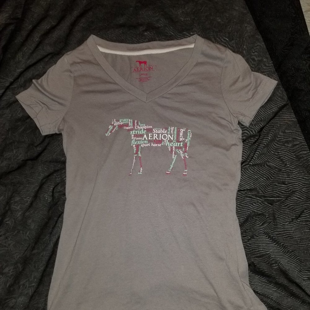 NWOT Aerion Equestrian T shirt, size M/L